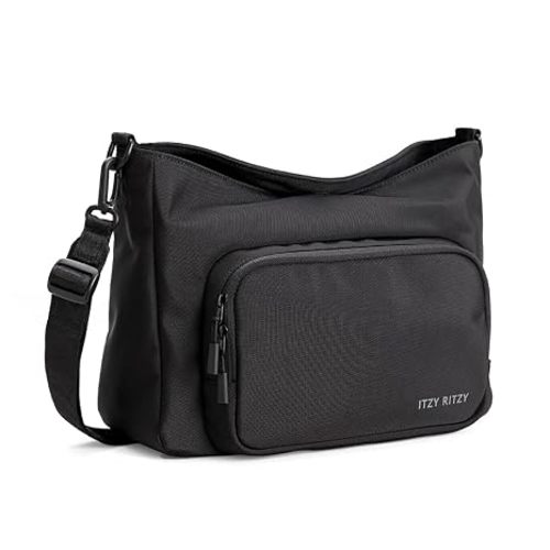 Itzy Ritzy Belong Cargo Caddy Stroller Organizer & Crossbody Bag (Black)
