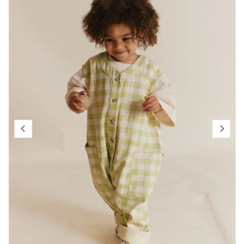 Charlie Gingham Overall – Claude & Co
