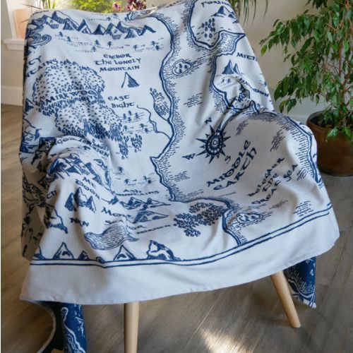 Realm of Middle-earth Ink Lightweight Children's Blanket