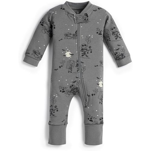 MONICA + ANDY One Piece Baby Pajamas, 100% Organic Baby Clothes for Girls and Boys, Sizes For Newborn and Infant