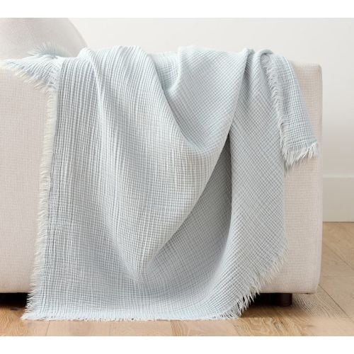 Orinda Cotton Gauze Muslin Throw