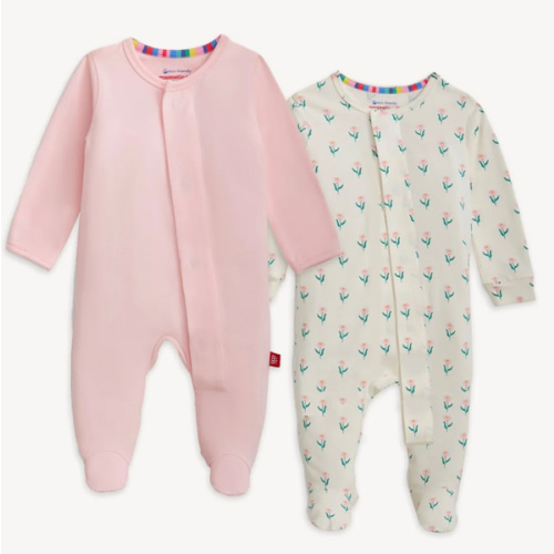 Magnetic 2-Pack Footie 6-3 month