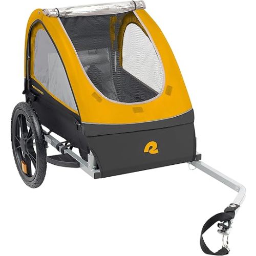 Retrospec Rover Kids Bicycle Trailer Single and Double Passenger Children’s Foldable