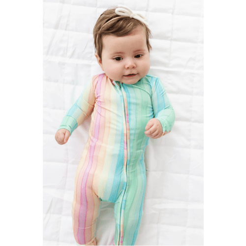 Rainbow Stripe Convertible Romper