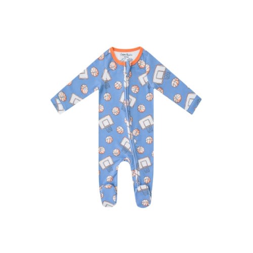 Dunk Fitted One-Piece Pajamas, 0-3M