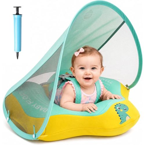 Baby Pool Float with Canopy, Baby Floats for 6-36 Months