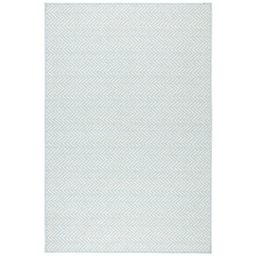 Dash and Albert Rugs Herringbone Swedish Blue Machine Washable Rug & Reviews | Wayfair