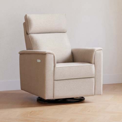Monogram by Namesake Willa Plus Power Glider Recliner w/ Power Headrest - In Store Exclusive