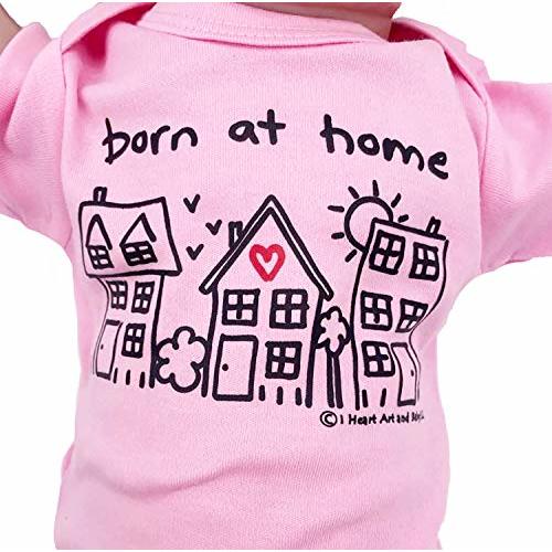 Born at Home Outfit, Home Birth Shirt for Baby, Announcement Outfit, Crunchy Mom Gifts, Homebirth Shower Gift, Newborn