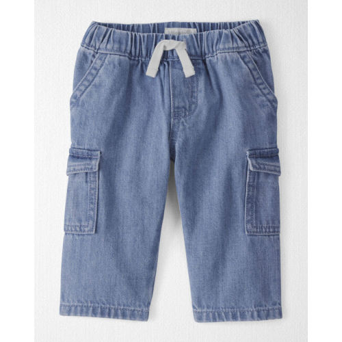 Baby Organic Cotton Denim Cargo Pants - Little Planet | Carter's