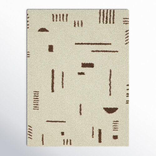 Morin Abstract Shag Area Rug