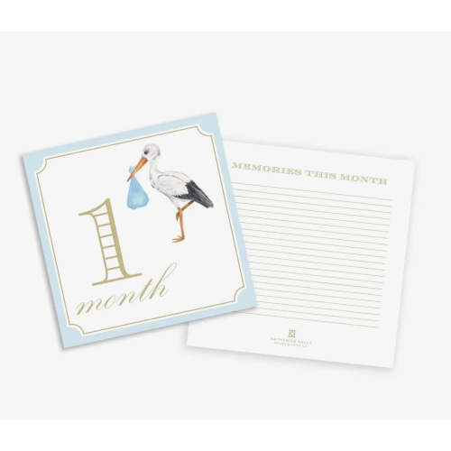 Classic Milestone Cards (Blue)