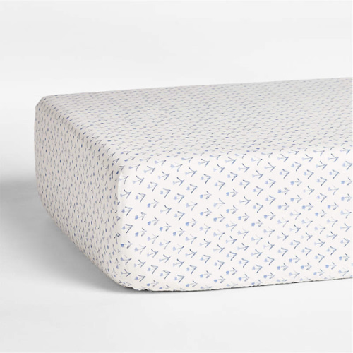 Painted Pasture Organic Cotton Baby Crib Fitted Sheet