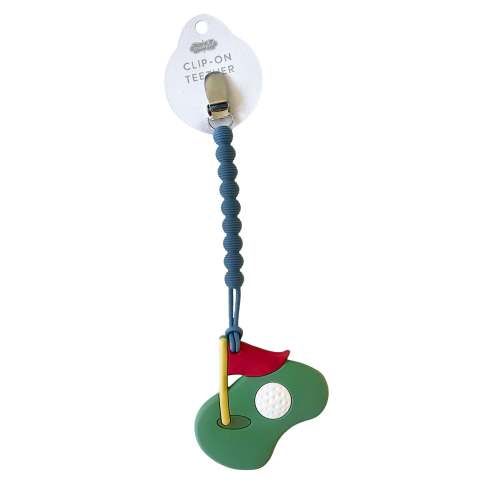 Silicone Clip-On Teether, Golf