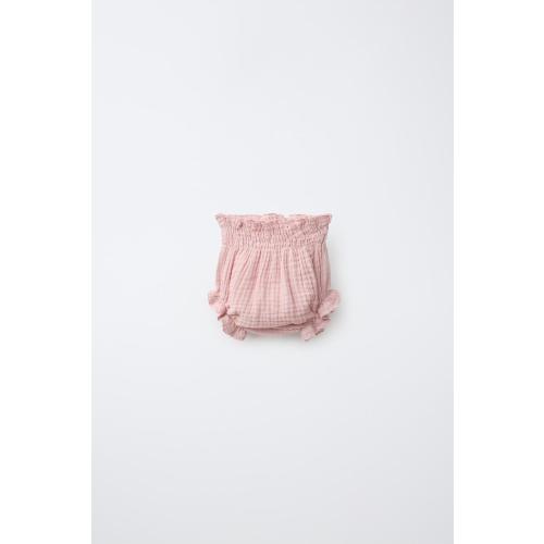 TEXTURED LACE BOTTOMS - Pink | ZARA United States