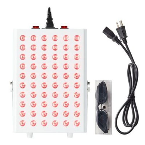 VEVOR Red Light Therapy for Body Face, 60 Dual-Chip, Red 660nm & Near Infrared 850nm Combo, High Power Red Light Therapy Panel for Recovery