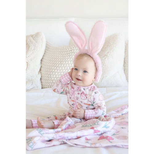 Hoppy Spring Convertible Zip Romper | Pink