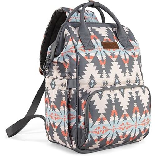 Wrangler Callie Diaper Bag Backpack with Stroller Straps Multifunction Baby Travel Bag WG2210-9110GY