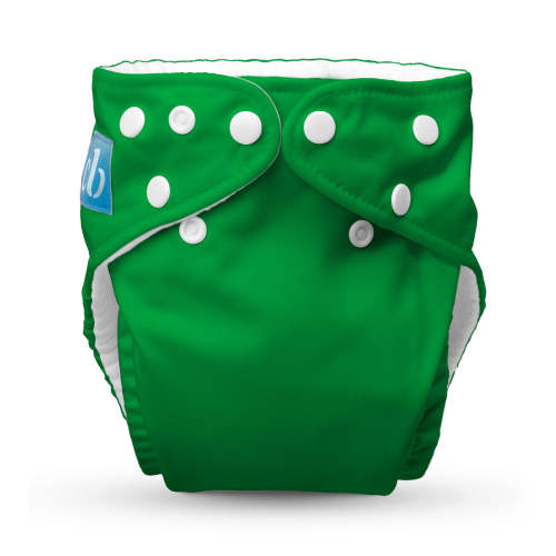 Reusable Cloth Diaper: One Size with Fleece (Pack of 1) - Basil Green – Charlie Banana