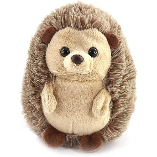 The Petting Zoo Hedgehog Stuffed Animal Plushie, Gifts for Kids, Wild Onez Babiez Wildlife Animals, Hedgehog Plush Toy 6 inches