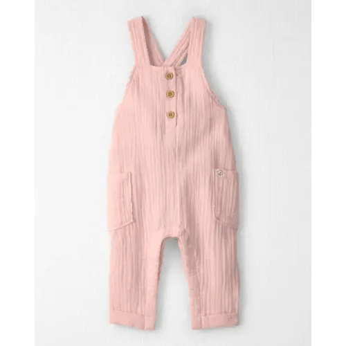 Baby Girl Organic Cotton Gauze Overalls - Little Planet | Carter's