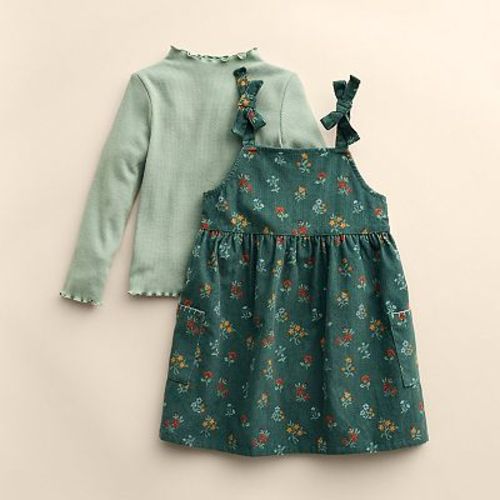 Baby & Toddler Girl Little Co. by Lauren Conrad 2-Piece Top & Jumper Dress Set
