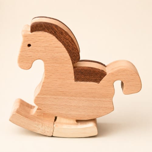 Wooden Horse Ramp Walker Toy for Toddlers | Wooden Toy Story