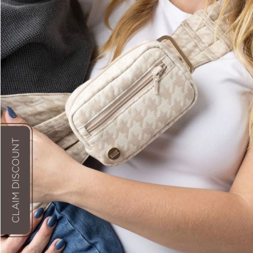 The Monarch Accessory Bag - Houndstooth