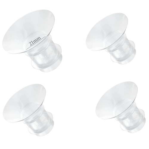 Flange Inserts 21mm for Medela,Spectra 24mm Shields/Flanges,Compatible with Momcozy S12 Pro/S9 Pro/S9/S12 Wearable Breast Pump,Reduce 24mm Nipple Tunnel Down to 21mm,4PCS