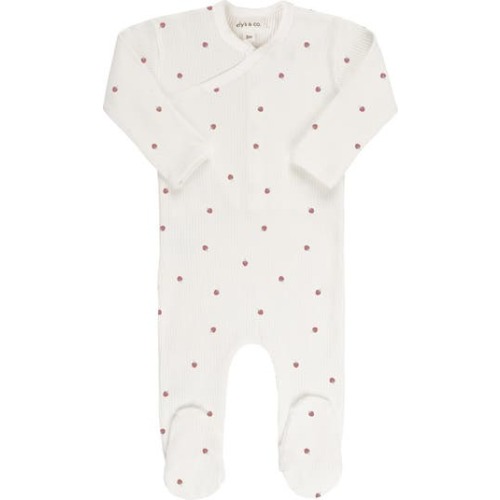 Baby Cotton Ribbed Zipper Footie