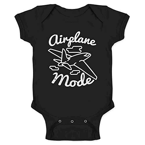 Pop Threads Airplane Mode Travel Vacation Infant Baby Boy Girl Bodysuit