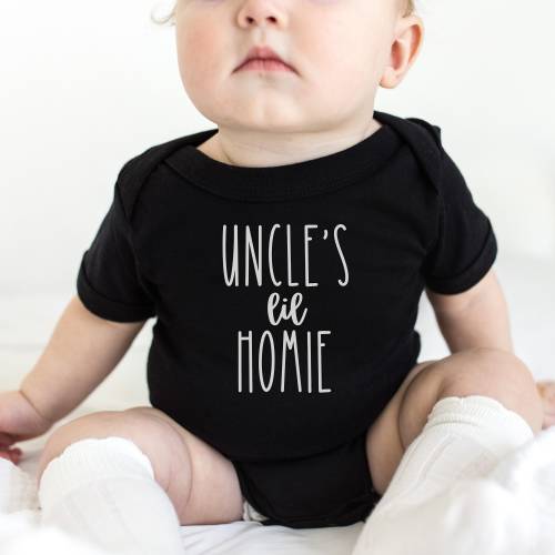 Uncle's Lil Homie Onesie®– Newborn Gift – Baby Shower Outfit