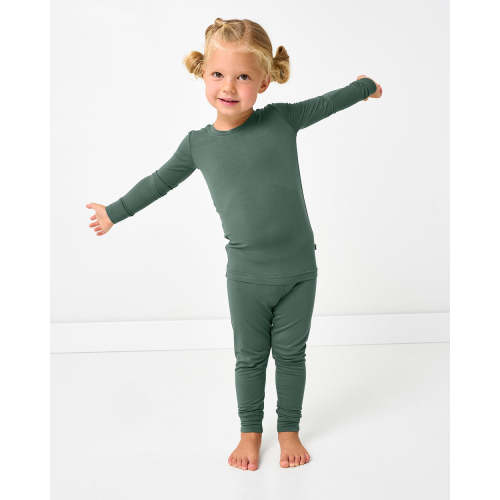Grove Green Two-Piece Pajama Set | Little Sleepies
