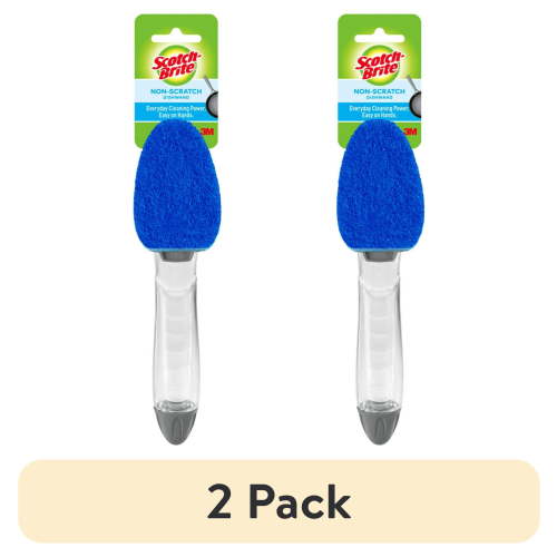 (2 pack) Scotch-Brite Non-Scratch Dishwand, Soap Dispensing, 1 Count