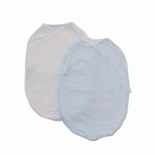 COCOON SWADDLE - Baby Blue Gingham - xsmall