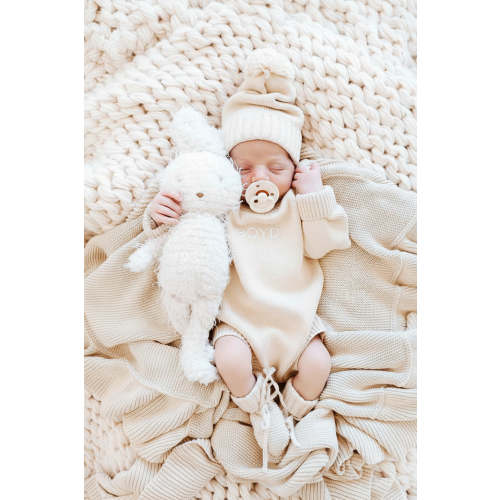 Personalized Printed Knit Sweater Bubble | Sand