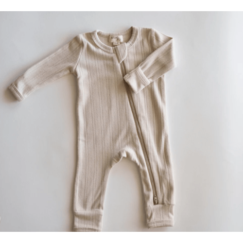 Recycled Zipper Romper 0-3 months