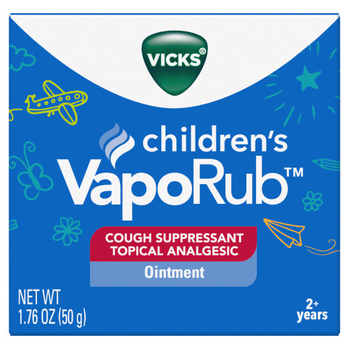 Vicks Vaporub Children's Cough Suppressant Chest Rub Ointment 1.76 oz
