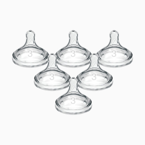 Wide-Neck Nipple (6 Pack) - Clear