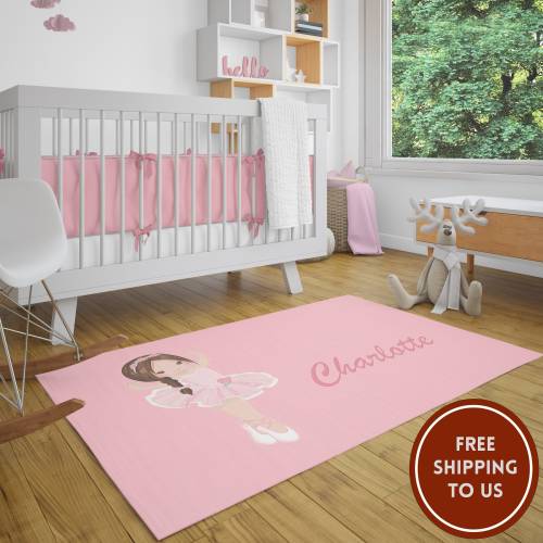 Cute Nursery Rug, Nursery Carpet, Area Rug for Kids Room, Carpet for Nursery, Girl Room, Personalized Rug, BabyGirl Room,Kids Rugs, Playmats
