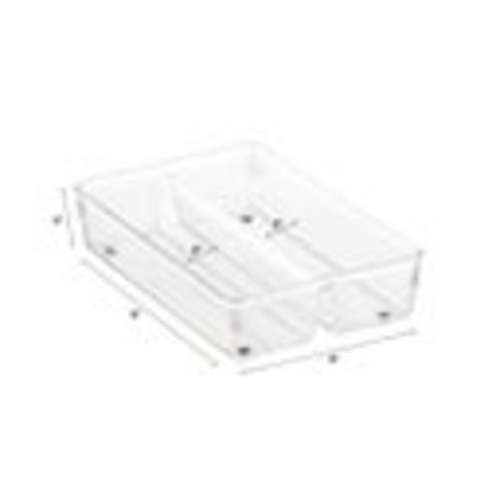 iDesign Linus 2-Section Drawer Organizers | The Container Store