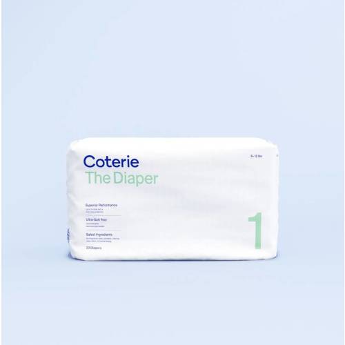 Coterie Ultra Soft Feel Diapers, Size 1 (33 ct) | Uber Eats