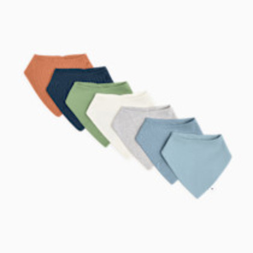 Small Story Organic Cotton Bandana Bib (7 Pack) - Ocean Mix, One Size