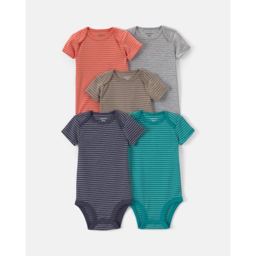 Baby 5-Pack Striped Multipack Bodysuits | Carter's