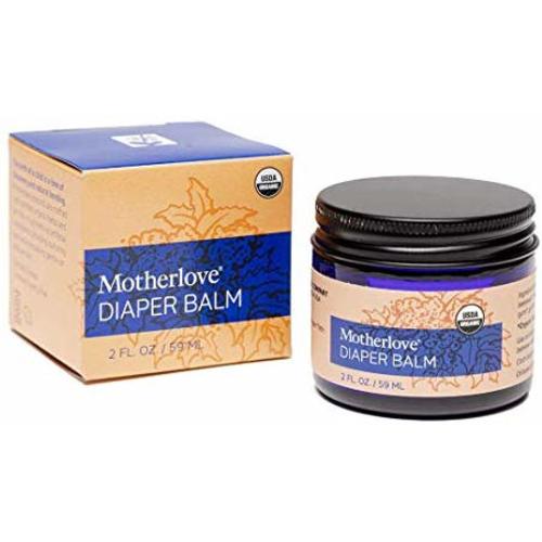 Motherlove Diaper Balm (2 oz.) Organic Cloth Diaper Safe Herbal Ointment – Free of Zinc Oxide & Petroleum – Soothes Baby’s Irritated Bottom – Formerly Known as Diaper Rash & Thrush - 2 Fl Oz (Pack of 1)