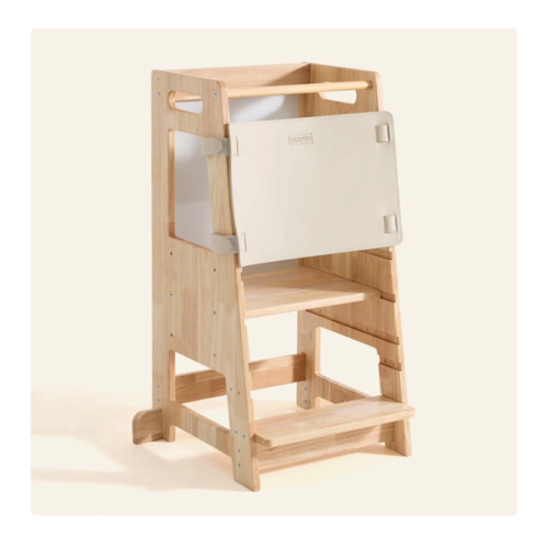 HARPPA Nordo | Safe & Stable Montessori Toddler Kitchen Wooden Tower - Perfect for Cooking & Learning, Counter Helper, Kitchen Tower, Gift for 2 Year Old