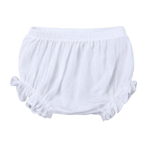 REDARER Baby Bloomers for Toddler Girl Boy Ruffle Diaper Covers Cotton Linen Cute Loose Harem Shorts Underwear