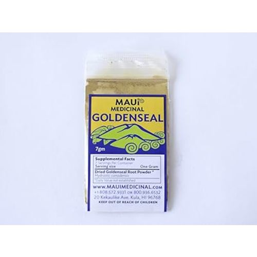 Goldenseal Root Powder 7gm = 1/4 oz. **USA Grown & Packaged**
