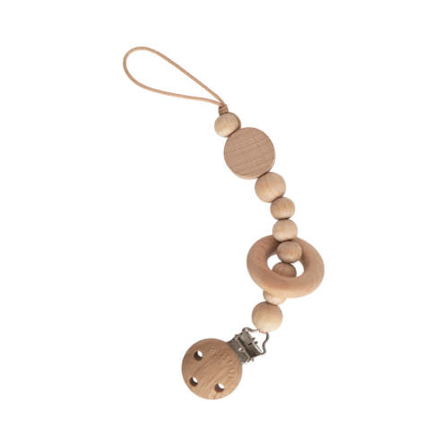 Mushie Silicone Pacifier Clip | Mila