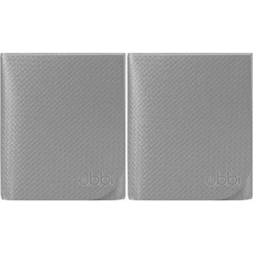 Ubbi On-the-Go Diaper Changing Baby Mat, Soft and Comfortable Diaper Bag Accessory Must Have for Newborns, Easy to Clean, Portable Folding Pad, Baby Traveling Accessories, Gray (Pack of 2)